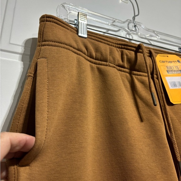 Carhartt Relaxed Fit Midrise fleece,hip pockets,back zip pocket,elastic waist - Picture 3 of 10